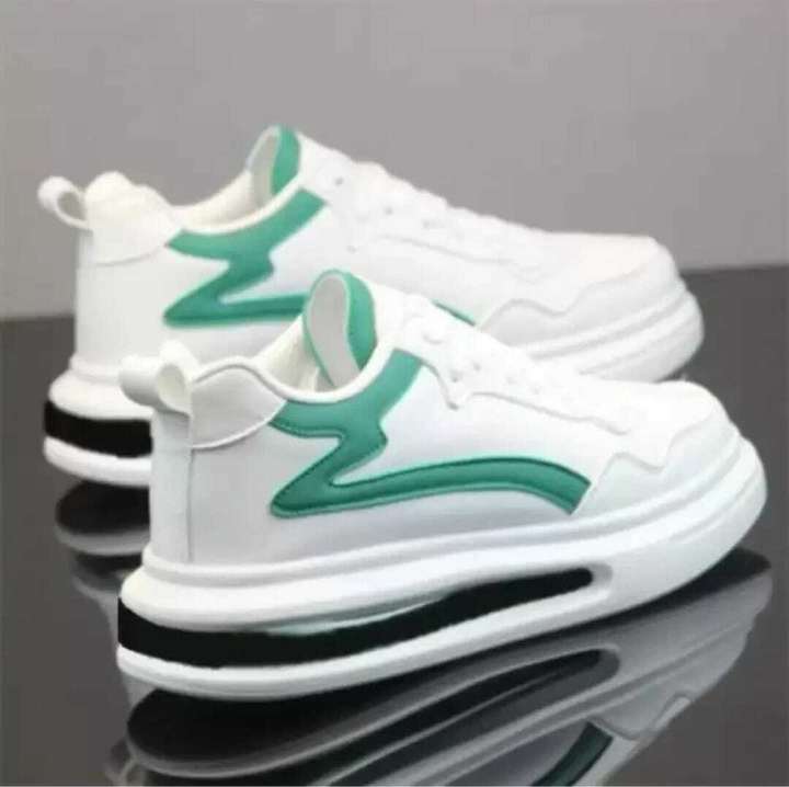 Green white sneakers deals
