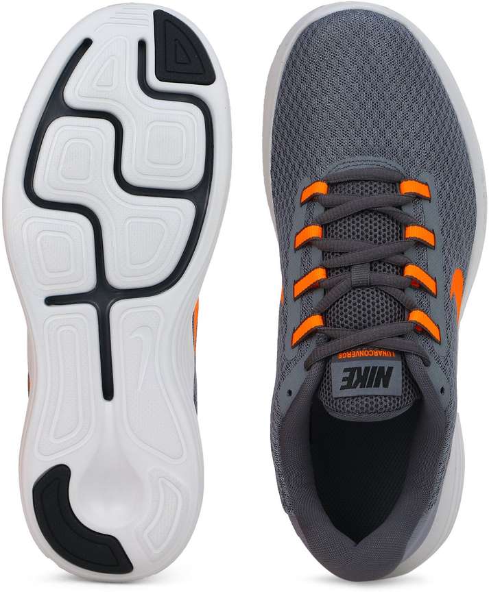 NIKE LUNARCONVERGE Running Shoes For Men Buy COOL GREY HYPER CRIMSON DARK GREY Color NIKE LUNARCONVERGE Running Shoes For Men Online at Best Price Shop Online for Footwears in India Flipkart