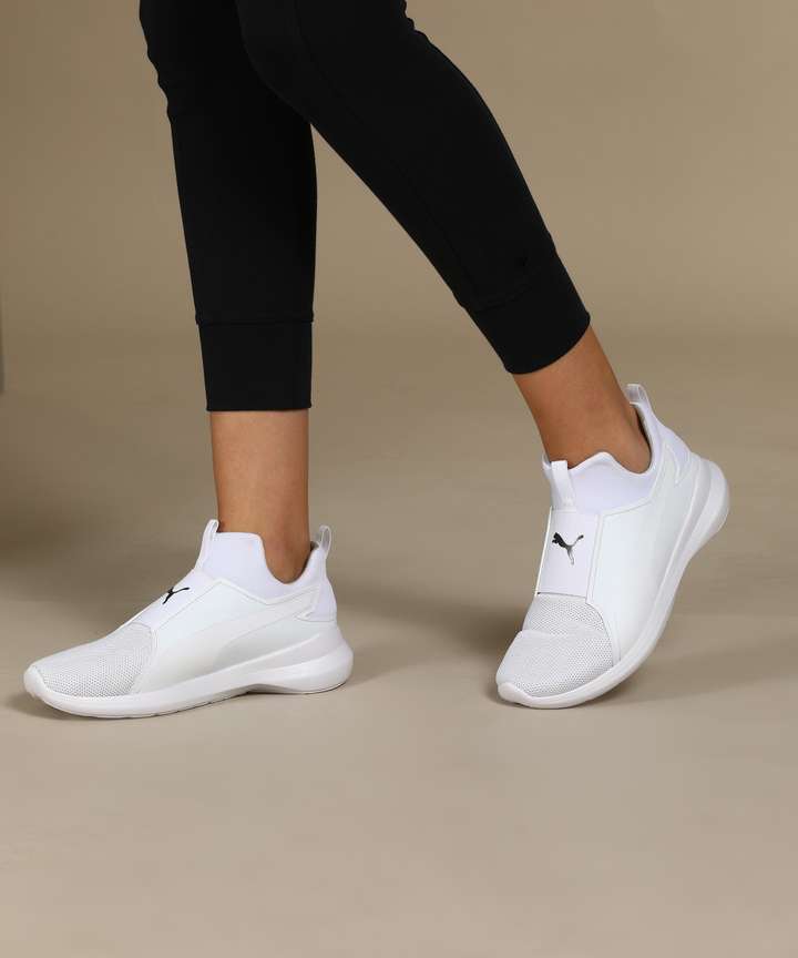 PUMA Puma Rebel Mid Core Sneakers For Women Buy Puma White Puma White Puma White Color PUMA Puma Rebel Mid Core Sneakers For Women Online at Best Price Shop Online for Footwears