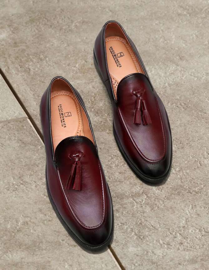 SHOEMONKIES Pure Leather Formal Tassel Penny Slip On For Men Buy SHOEMONKIES Pure Leather Formal Tassel Penny Slip On For Men Online at Best Price Shop Online for Footwears in