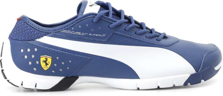 PUMA Ferrari Future Cat Super Sneakers For Men Buy Monaco Blue White Color PUMA Ferrari Future Cat Super Sneakers For Men Online at Best Price Shop Online for Footwears in