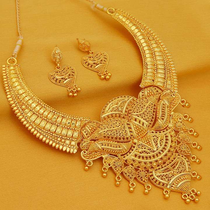 Necklace 24 carat gold store