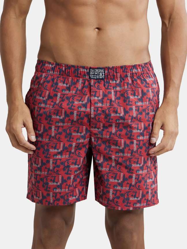 JOCKEY Printed Men Red Boxer Shorts Buy JOCKEY Printed Men Red Boxer Shorts Online at Best Prices in India Flipkart