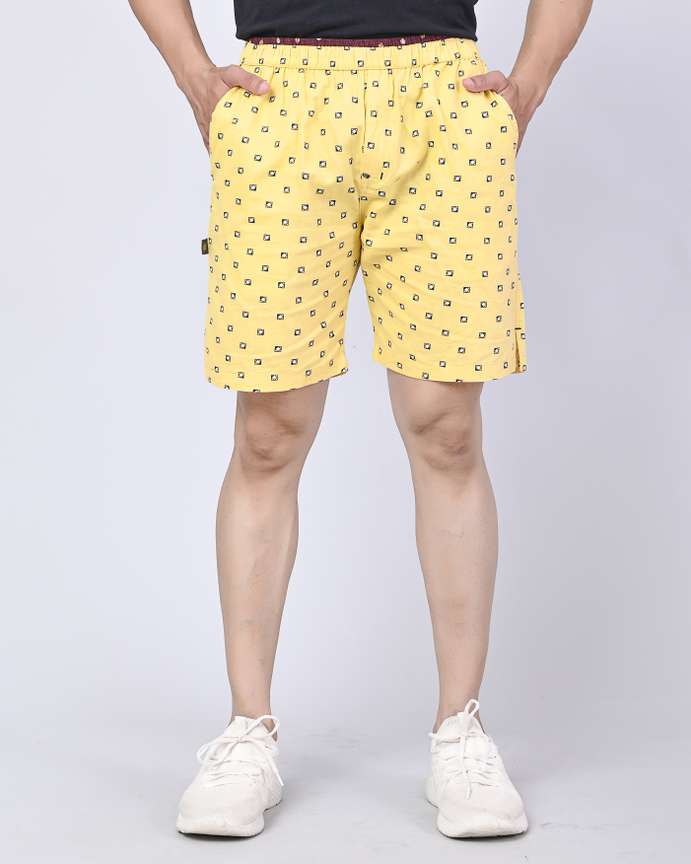 Yellow bermuda shorts outlet