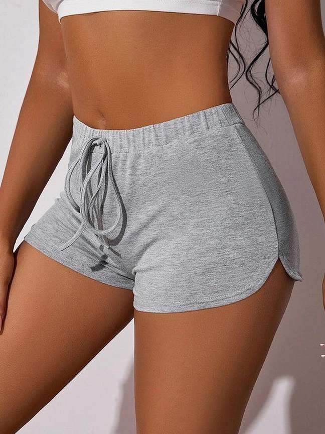 Gray shorts womens outlet