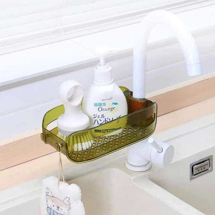 pinkparifashion Kitchen Sink Caddy Organizer Over Faucet Sponge Holder Scrubber Soap Bathroom Sink Sponge Holder Price in India Buy pinkparifashion Kitchen Sink Caddy Organizer Over Faucet Sponge Hold...