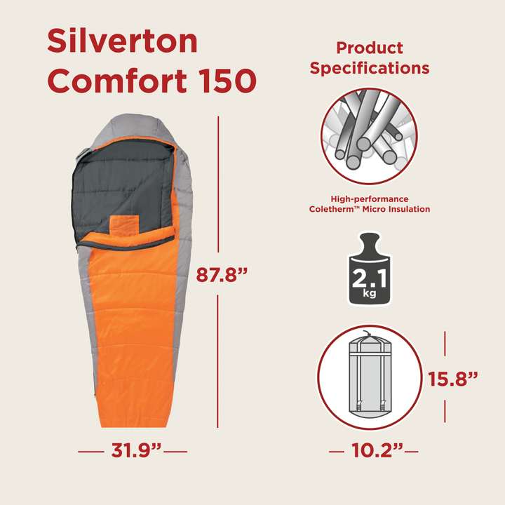 Coleman silverton 150 sleeping bag deals