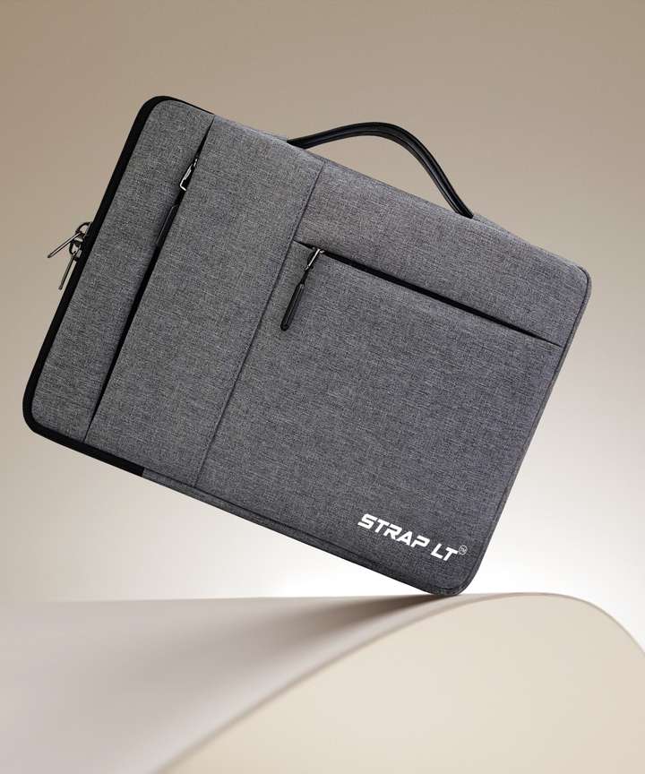 Straplt Grey Messenger Bag 15 16 Inch Laptop Sleeve For Asus Acer Samsung Laptop Waterproof Bag with Handle Grey Price in India Flipkart