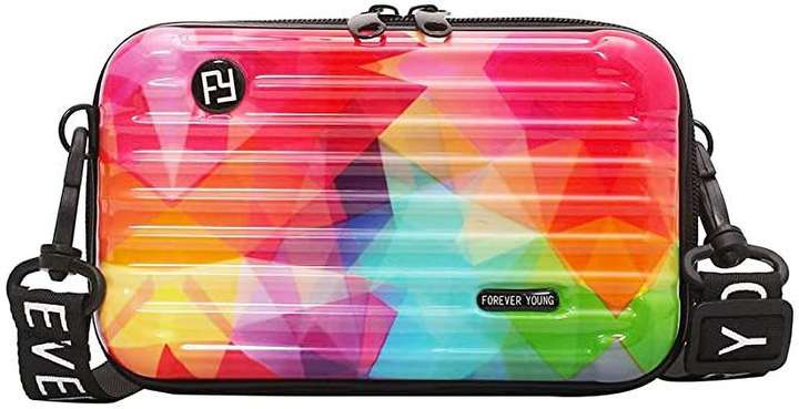 BATCAT Orange Purple Sling Bag forever young crossbody Mini Suitcase Sling Box Bag For Women s And Girls Muticolors Price in India Flipkart