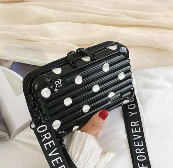 fashion houze Black White Sling Bag Box Bag for Girls Polka Dots Stylish Mini Forever Young Bag Black White Price in India Flipkart