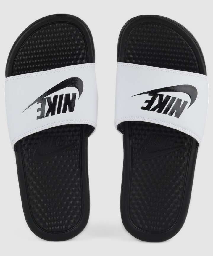 NIKE Men BENASSI JDI Slides Buy WHITE BLACK BLACK Color NIKE Men BENASSI JDI Slides Online at Best Price Shop Online for Footwears in India Flipkart