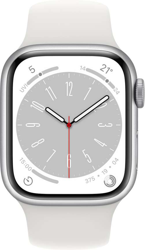 Apple Watch Series 8, 41mm GPS ECG app, Temperature sensor, IPX6, Fall/Crash Detection Apple Watch Series 8, 41mm GPS ECG app, Temperature sensor, IPX6, Fall/Crash Detection