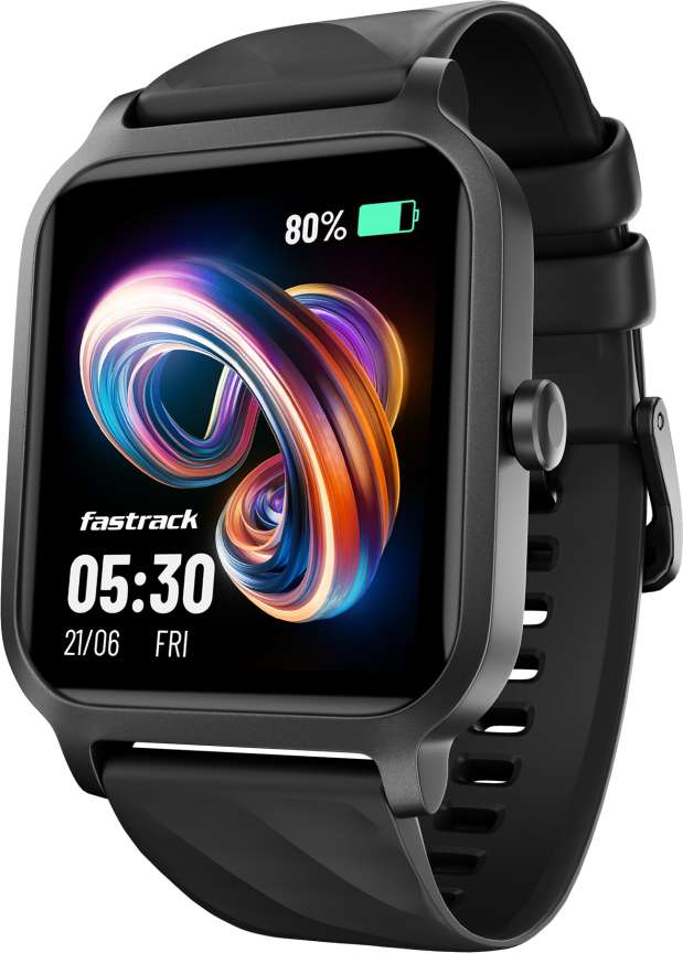 Fastrack Revoltt FS1 1.83 Display BT Calling Fastcharge 110 Sports Mode 200 WatchFaces Smartwatch Price in India Buy Fastrack Revoltt FS1 1.83 Display BT Calling Fastcharge 110 Sports Mode 200 WatchFa...