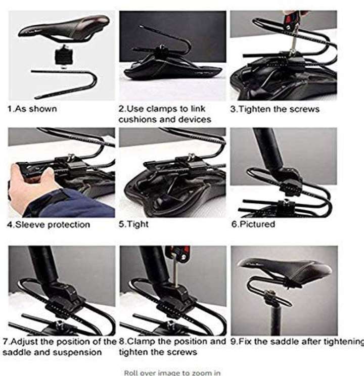 Protos India.Net Bicycle Seat Shock Absorber Bike Saddle Suspension Device Cycling Stand Buy Protos India.Net Bicycle Seat Shock Absorber Bike Saddle Suspension Device Cycling Stand Online at Best Pri...