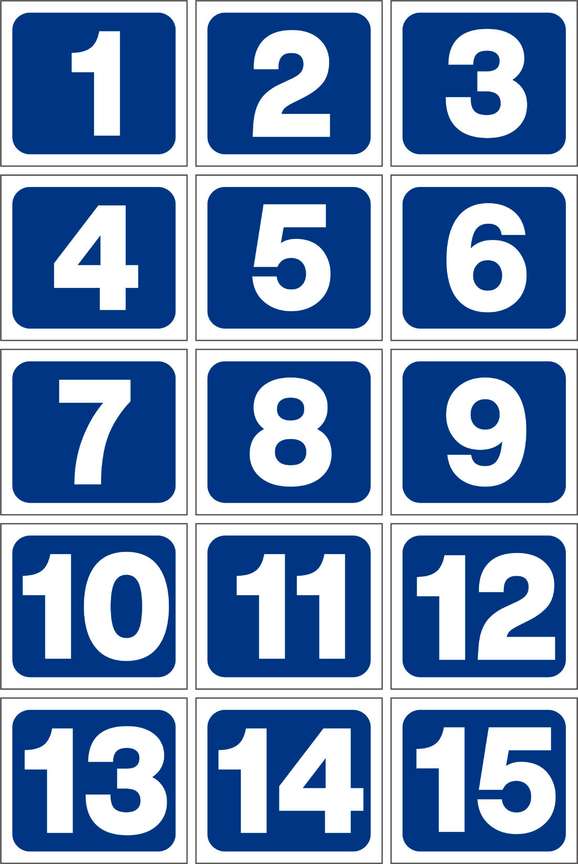 Blue Number 15