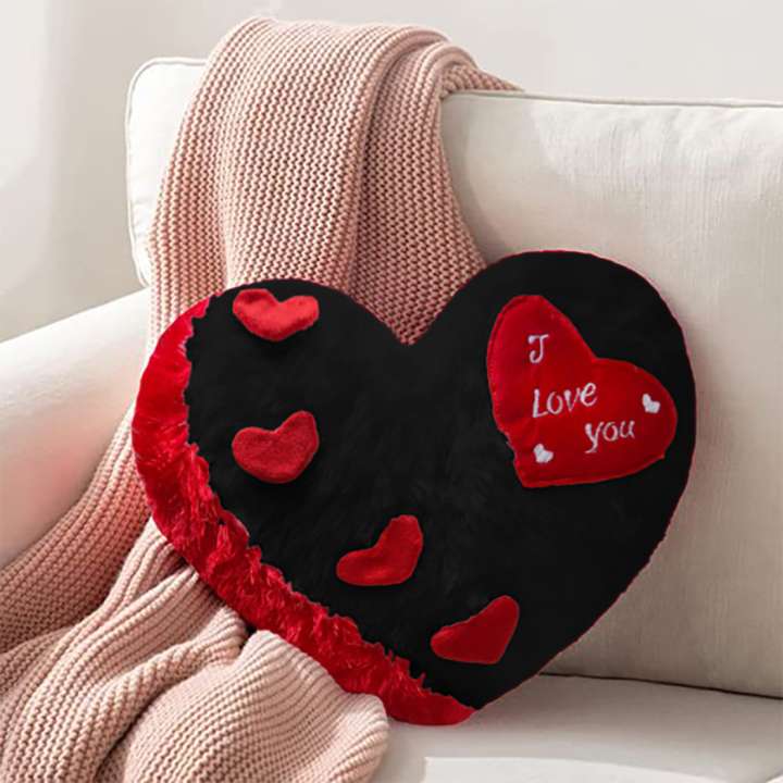 PICKKART BLACK RED HEART SHAPE PILLOW 36.75 cm BLACK RED HEART SHAPE PILLOW Buy HEART SHAPE toys in India. shop for PICKKART products in India. Flipkart