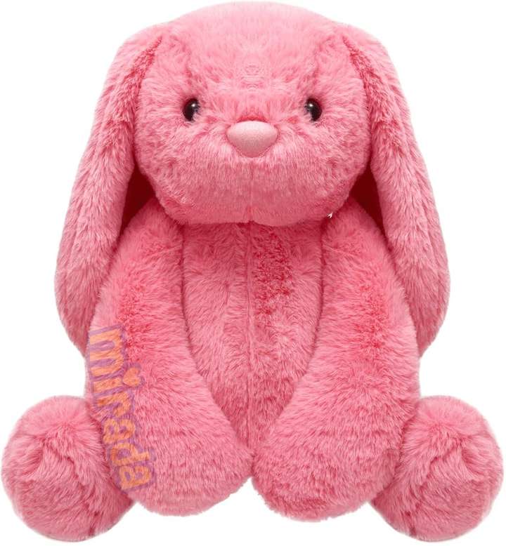 Gking Cute Pink Rabbit Stuffed Animal Soft Toy For Kids Playing long Ear Bunny 35 cm Cute Pink Rabbit Stuffed Animal Soft Toy For Kids Playing long Ear Bunny