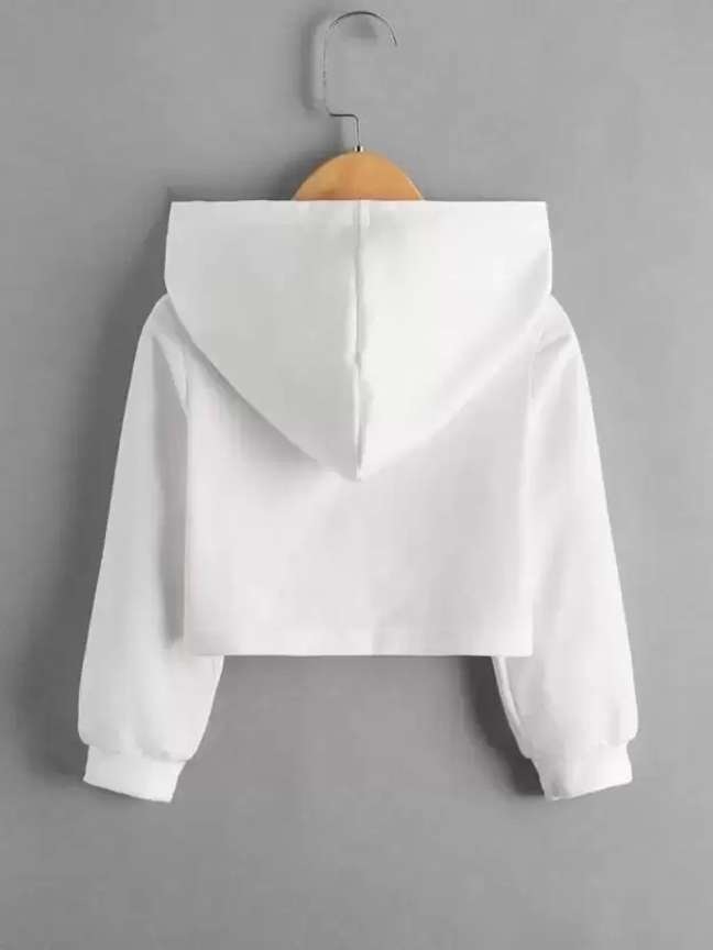 Cropped white zip up outlet
