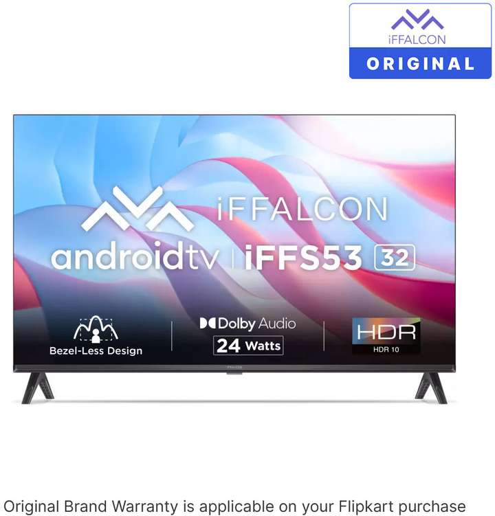 iFFALCON by TCL 79.97 cm (32 inch) HD Ready LED Smart iFFALCON by TCL 79.97 cm (32 inch) HD Ready LED Smart