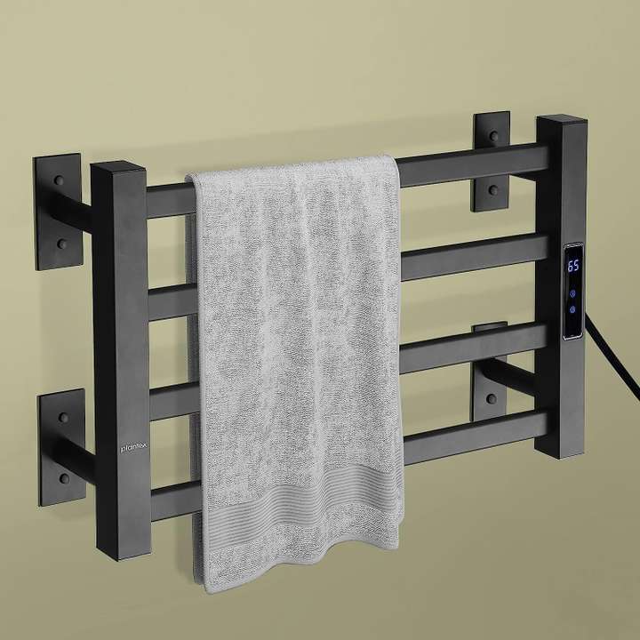 Plantex by Plantex Aluminium Heating Towel Rod Towel Hanger Warmer Towel Bar for Bathroom 983 Black Towel Holder Price in India Buy Plantex by Plantex Aluminium Heating Towel Rod Towel Hanger Warmer T...