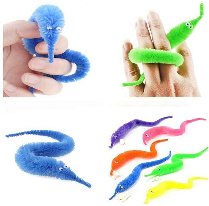 Magic twisty fuzzy worm discount