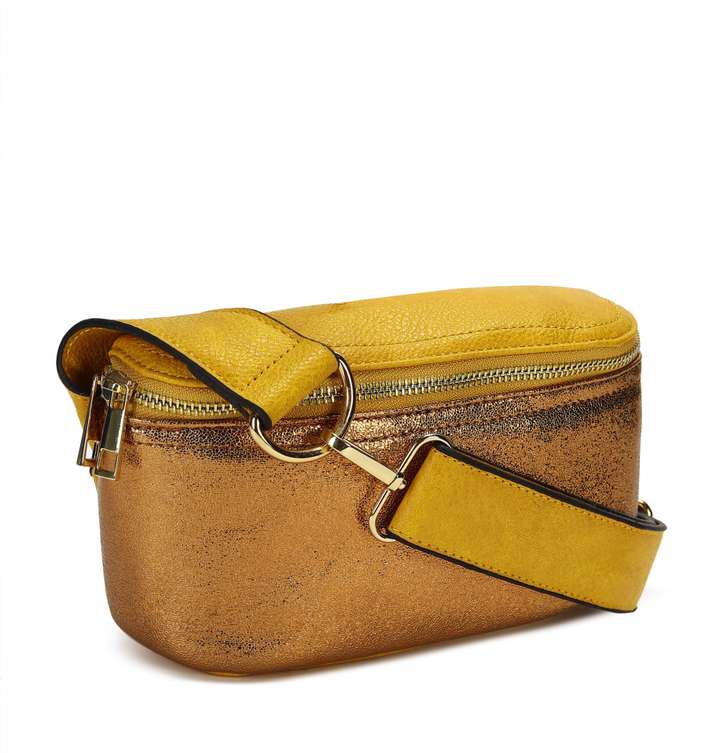 FOREVER 21 Waist Bag GOLD Price in India Flipkart