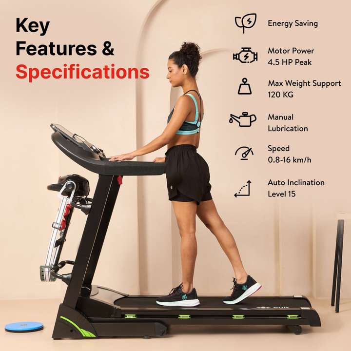 Cult M4.5 4.5HP Peak Max Weight 120kg with 15 Level Auto Incline For Home Gym Treadmill Buy Cult M4.5 4.5HP Peak Max Weight 120kg with 15 Level Auto Incline