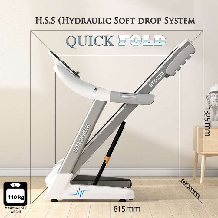 Stunner Fitness STX 230 2.0HP 4.0HP Peak Motorised Wireless Music Connectivity Treadmill Buy Stunner Fitness STX 230 2.0HP 4.0HP Peak Motorised Wireless Music Connectivity Treadmill Online at Best Pri...