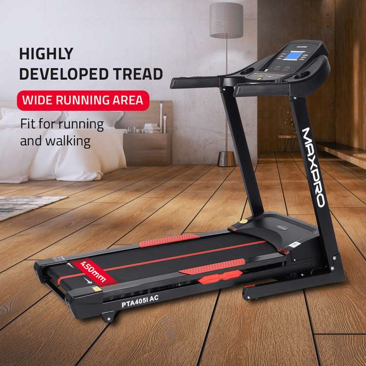 Maxpro PTA405IAC 15Level Auto Incline 5HP Peak AC Motor Speed 16KM HR Treadmill Buy Maxpro PTA405IAC 15Level Auto Incline 5HP Peak AC Motor Speed 16KM HR Treadmill Online at Best Prices in India Sport...