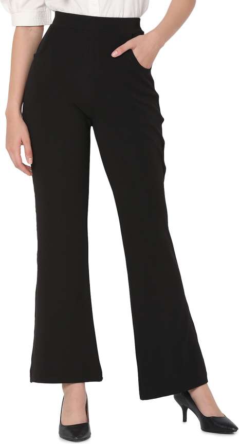 Smarty Pants Flared Women Black Trousers Buy Smarty Pants Flared Women Black Trousers Online at Best Prices in India Flipkart