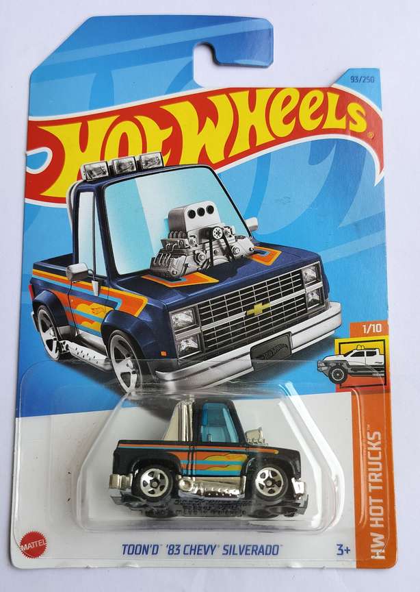 HOT WHEELS '83 CHEVY SILVERADO 3台セット 【公式通販】