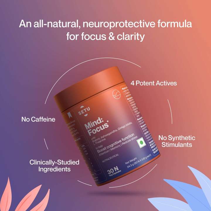 SETU Mind: Focus, Memory Supplement, Brain Booster, Increase brain power  memory Price in India - Buy SETU Mind: Focus, Memory Supplement, Brain  Booster, Increase brain power memory online at Flipkart.com