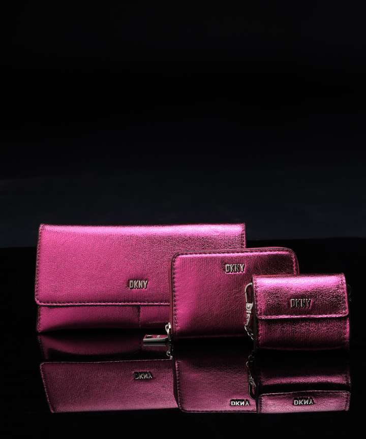 DKNY Women Casual Pink Artificial Leather Wallet Pink Price in India Flipkart