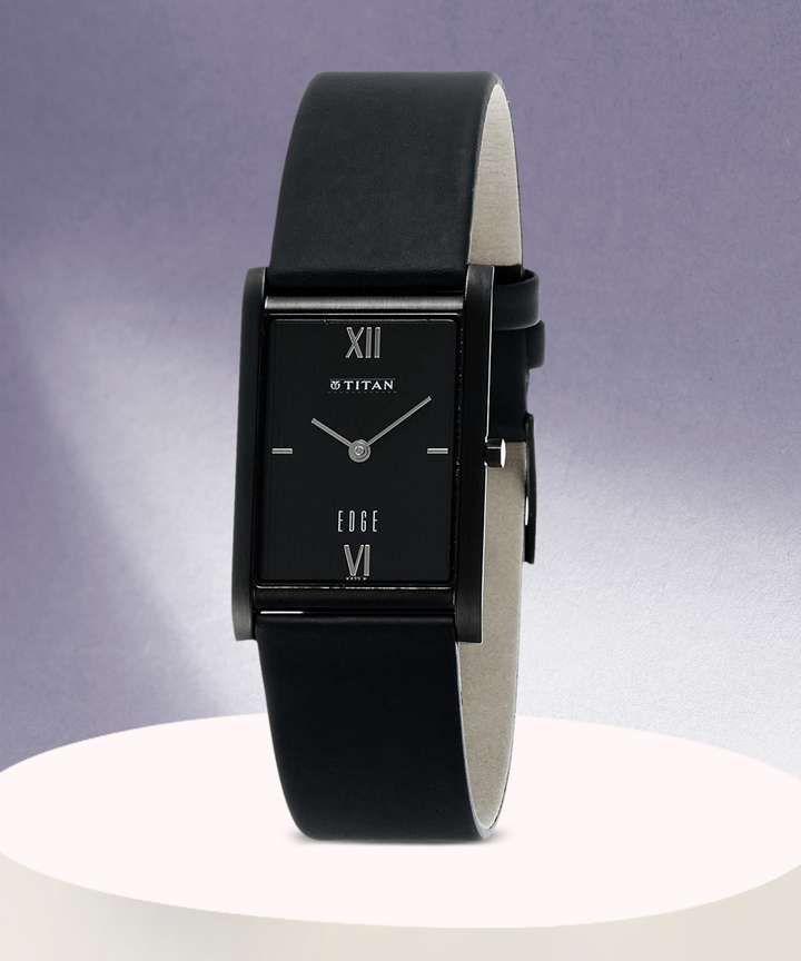 Titan edge black watch price discount