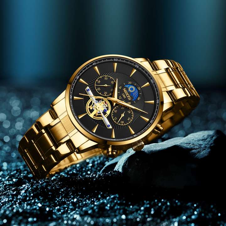 NIBOSI NB 2309A Analog Watch For Men Buy NIBOSI NB 2309A Analog Watch For Men Hollow Dial Luminous Chronograph Wrist Watch Online at Best Prices in India Flipkart
