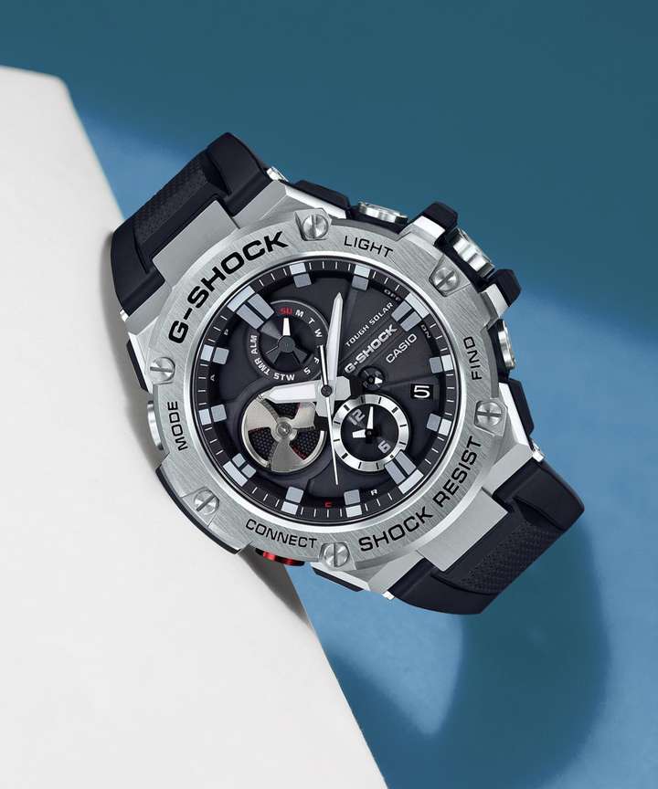 CASIO GST B100 1ADR G Shock GST B100 1ADR Metal Ip Black Dial Resin Strap Analog Watch For Men Buy CASIO GST B100 1ADR G Shock GST B100 1ADR Metal Ip Black Dial Resin Strap Analog Watch For Men