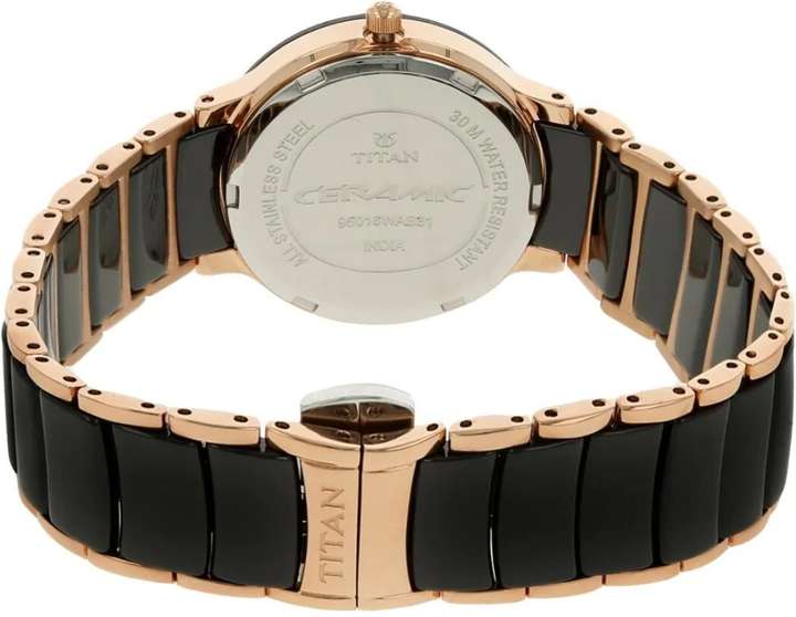 Titan Ceramics Analog Watch For Women Buy Titan Ceramics Analog Watch For Women 95016WD01 Online at Best Prices in India Flipkart