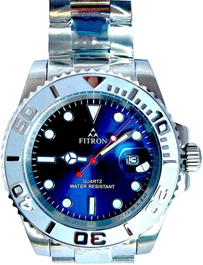 Fitron fitron men s blue stroke dial watch 1 Analog Watch For Men Buy Fitron fitron men s blue stroke dial watch 1 Analog Watch For Men FT BL MN 006 Online at Best