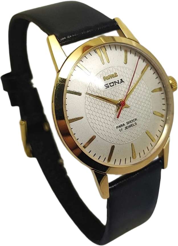 PARVEEN HMT Sona Gold Plated Edition HMT Analog Watch For Men Buy PARVEEN HMT Sona Gold Plated Edition HMT Analog Watch For Men Vintage HMT Sona Hand Winding Mechanical