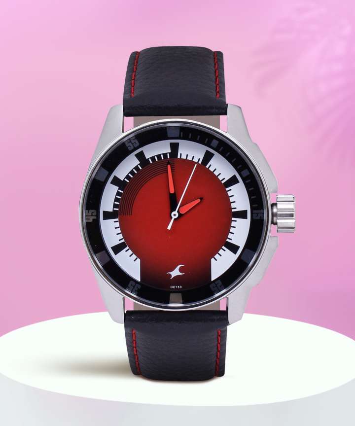 Fastrack red dial watch hotsell