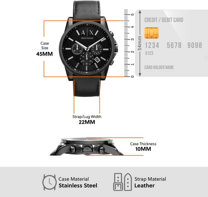 A X ARMANI EXCHANGE Outerbanks Outerbanks Analog Watch For Men