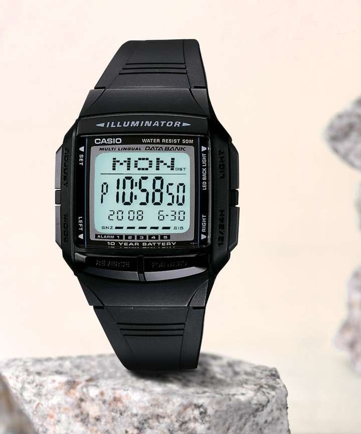 CASIO DB 36 1AVDF Vintage DB 36 1AVSDF Dial Black Resin Strap Digital Watch For Men Women Buy CASIO DB 36 1AVDF Vintage DB 36 1AVSDF Dial Black Resin Strap Digital Watch For Men Women