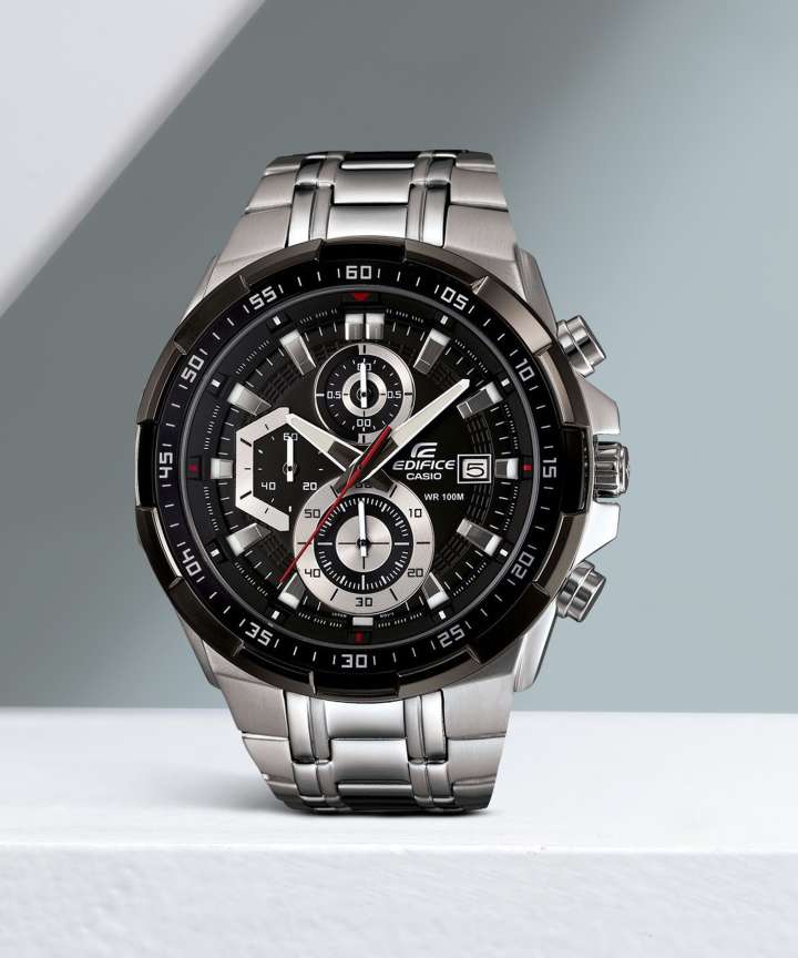 CASIO EFR 539D 1AVUDF Edifice EFR 539D 1AVUDF Black Dial Silver Stainless Steel Band Analog Watch For Men For Men EX191 Online at Best Prices in India Flipkart