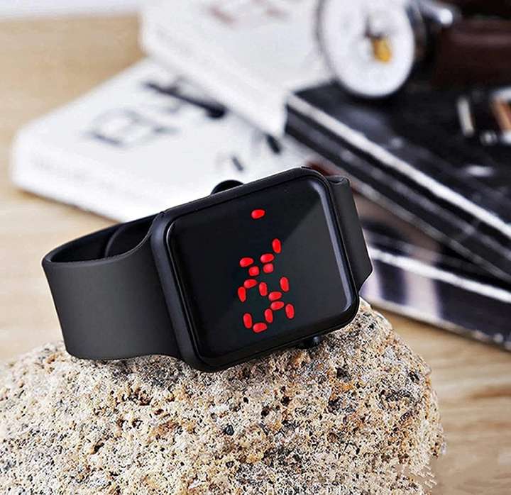 Ornate SQUARE LED Black watch SQUARE LED Digital Watch For Men Women Buy Ornate SQUARE LED Black watch SQUARE LED Digital Watch For Men Women Square LED