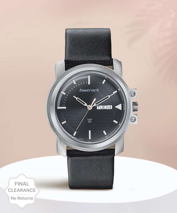 Fastrack watch 3039sfc black cheap