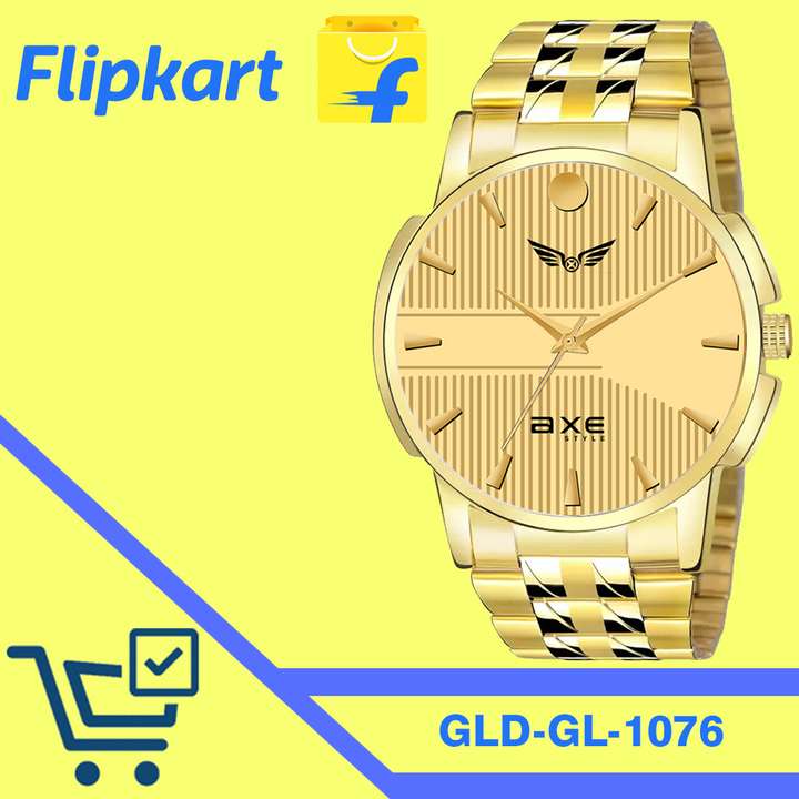 AXE Style X 1076 1076 Golden Wrist Watch Company WaterResistant Golden Watch For Boys Mens Analog Watch For Boys