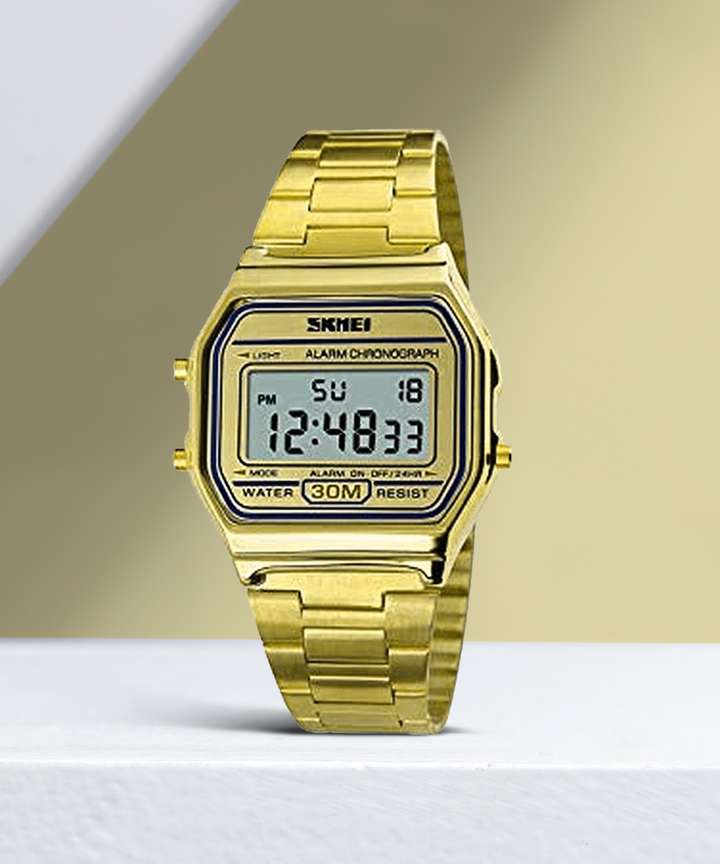 Buy SKMEI Digital Watch For Men 1123 Gold Online at Best Prices in India Flipkart