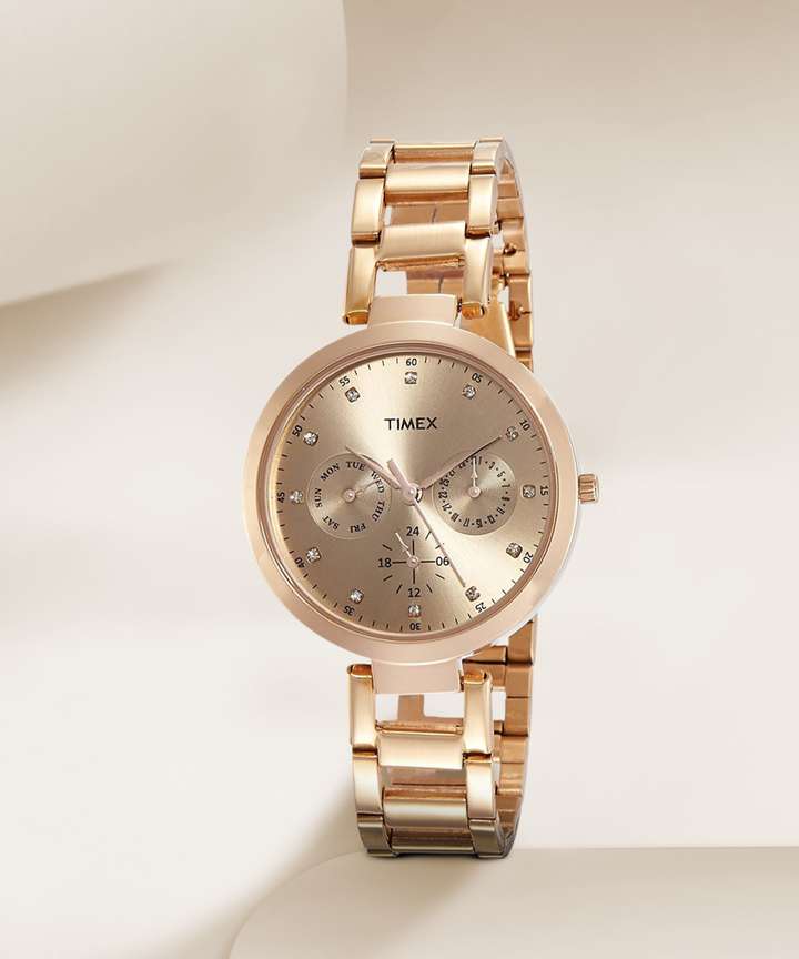 Rose gold watches timex outlet