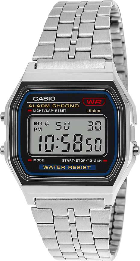 Silver casio watch price on sale