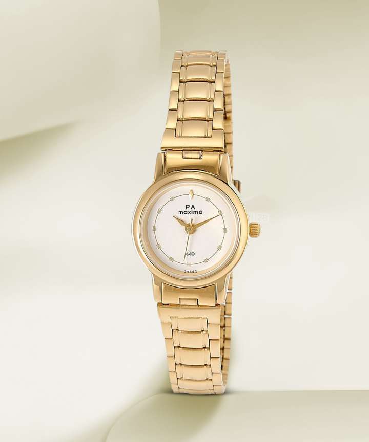 MAXIMA Gold Analog Watch For Women Buy MAXIMA Gold Analog Watch For Women 26792CMLY Online at Best Prices in India Flipkart